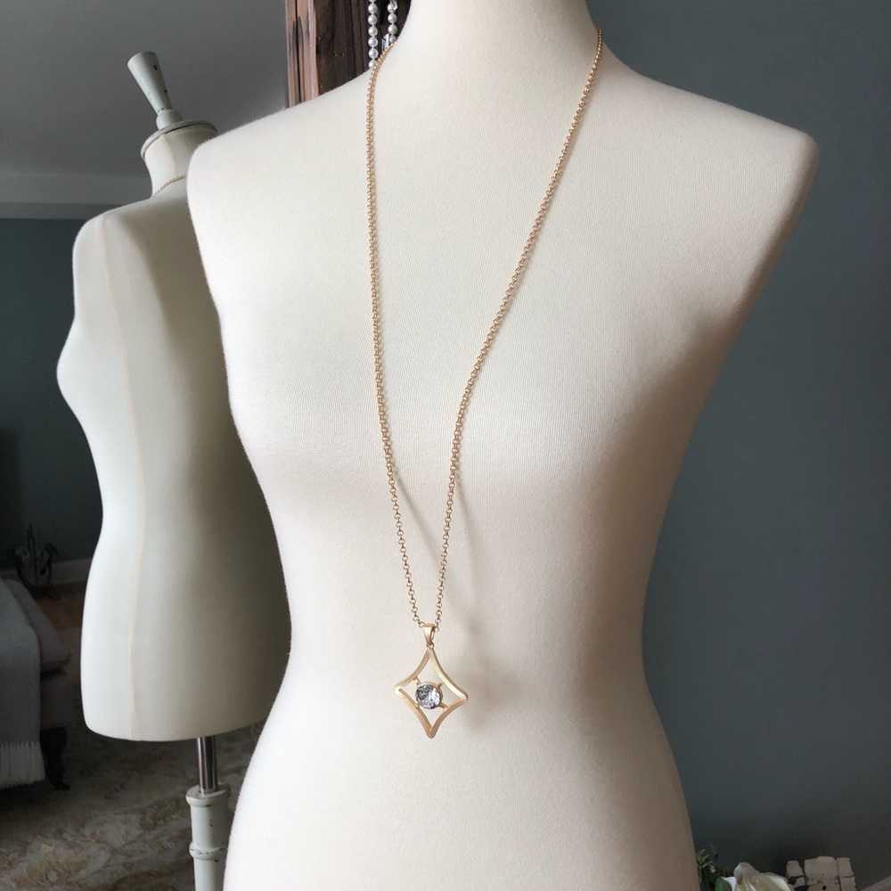 Long Swarovski Pendant from WHBM - Picture 3 of 8
